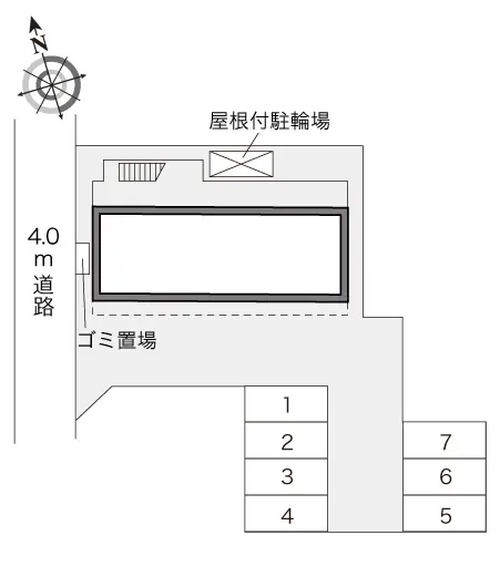 ★手数料０円★厚木市林　月極駐車場（LP）